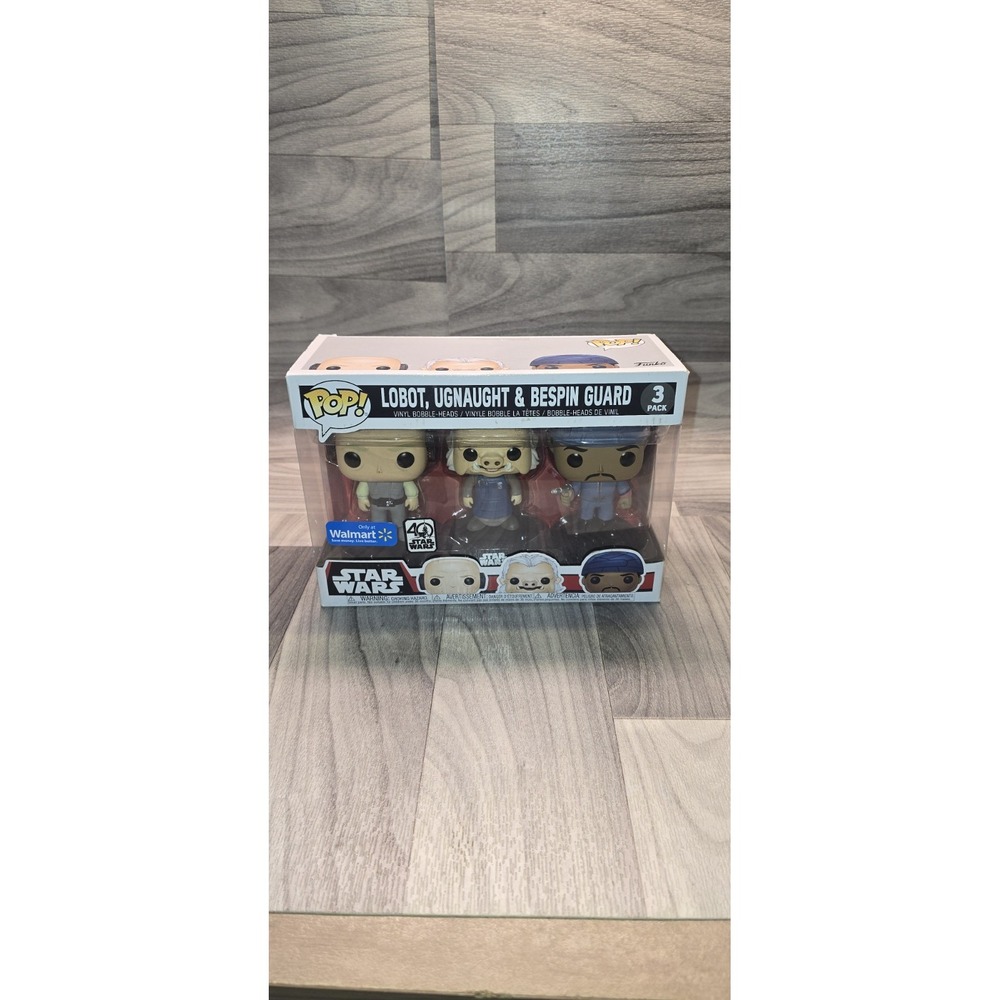 Star Wars Lobot, Ugnaught & Bespin Guard Walmart Exclusive Funko Pop set